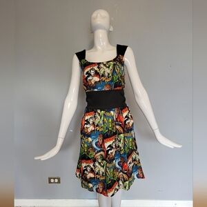 Hemet Classic Horror Monsters Dress, BNWT, Size M